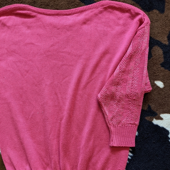 PINK SPARKLE SWEATER - Picture 4 of 5